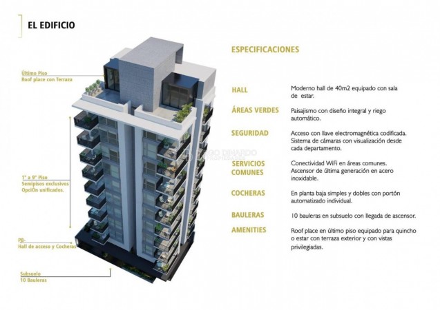 Semipisos de 2 y 3 ambientes en excelente ubicacion a metros del mar.  En pozo, entrega en 2024/25.- 